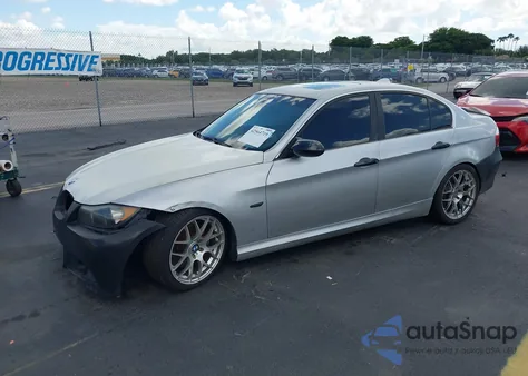 2007 BMW 335 z USA, uszkodzony, nr VIN WBAVB73597PA65656